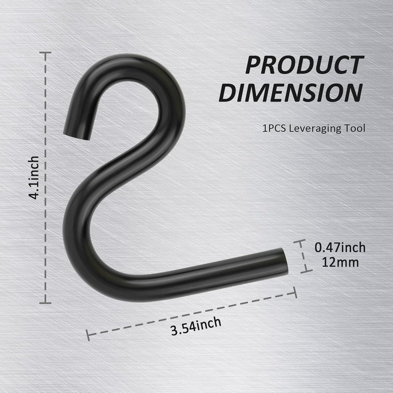Figpade Lower Control Arm Prying Tool,High Strength Steel Lower Control Arm Tool for Wheel Bearing,Brake,CV Joint Repairs,Professional Suspension Tools Fit for 7/8" Diameter Pry Bar - Image 2